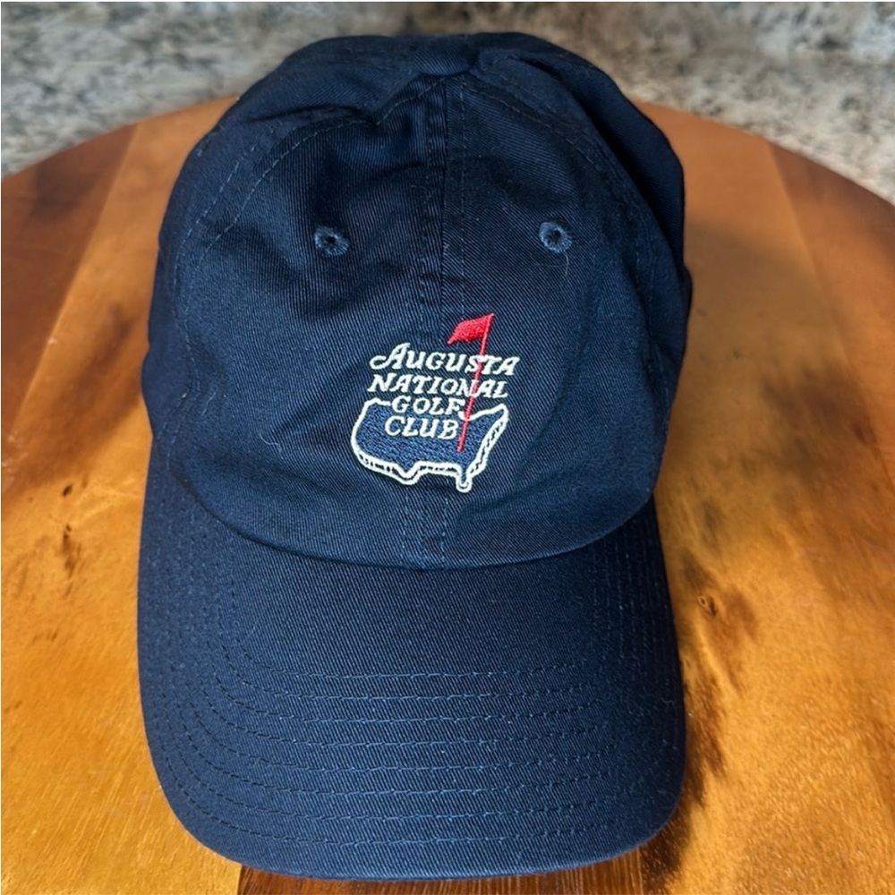 Masters Augusta National Golf Club Blue adjustable golf hat nice clean condition